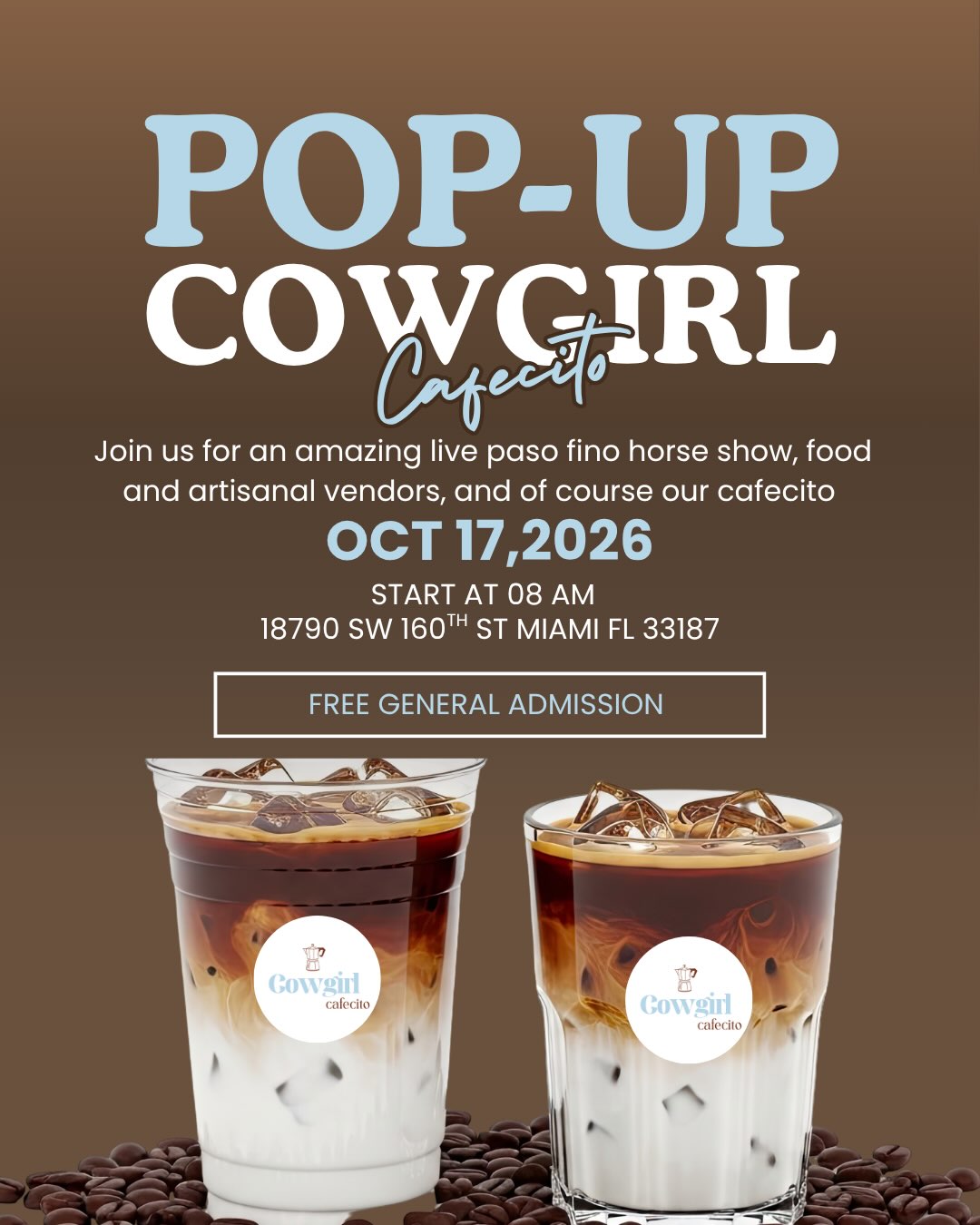 Pop-Up Cowgirl Cafecito