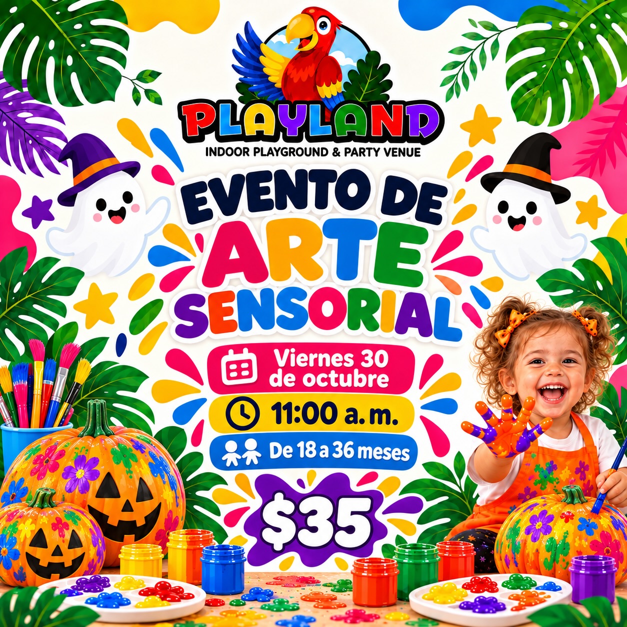 Evento de Arte Sensorial – Halloween