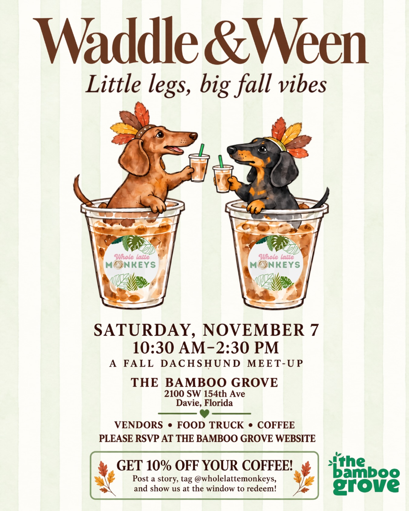 Waddle & Ween: A Fall Dachshund Meet-Up