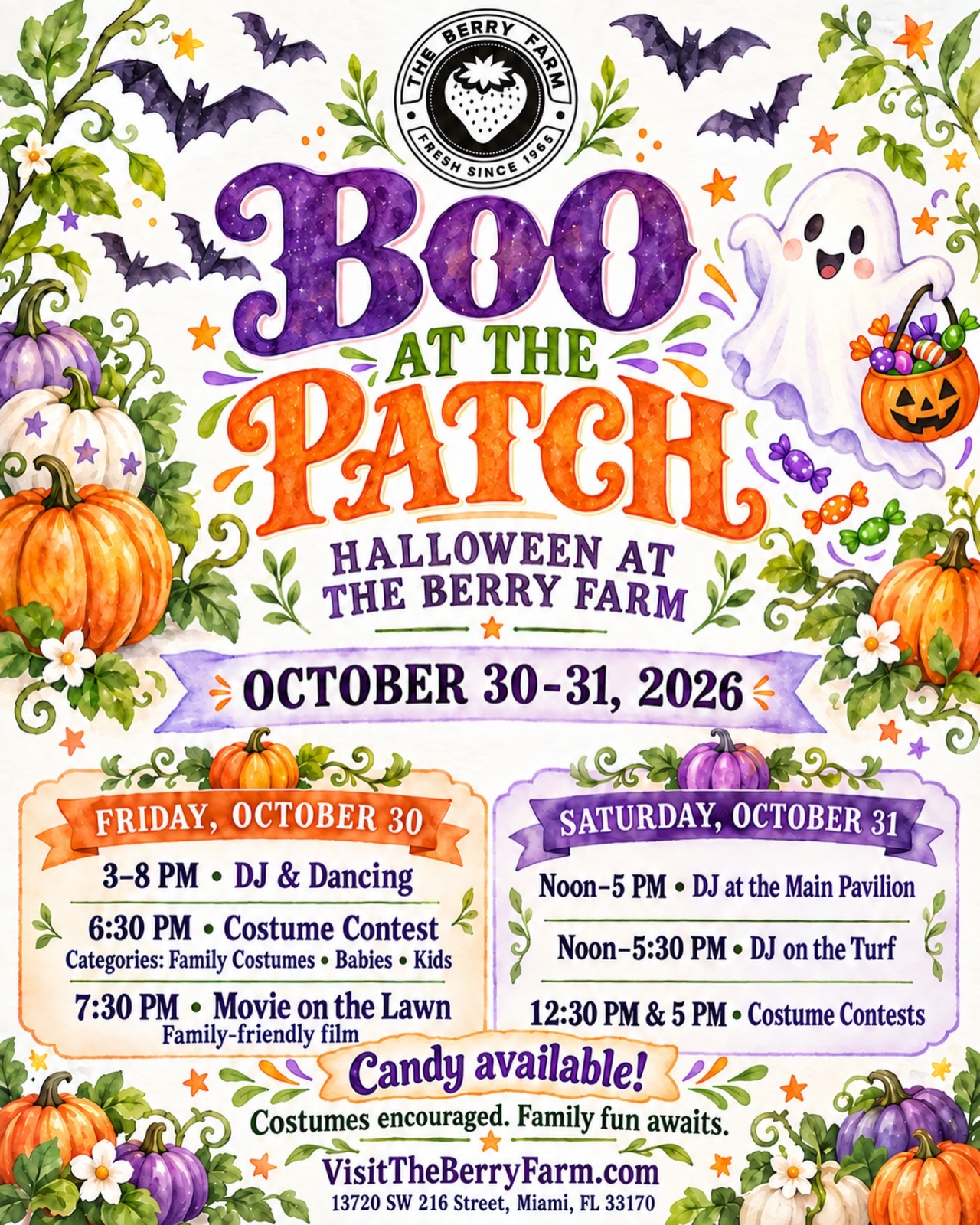 Boo at the Patch – Halloween at The Berry Farm