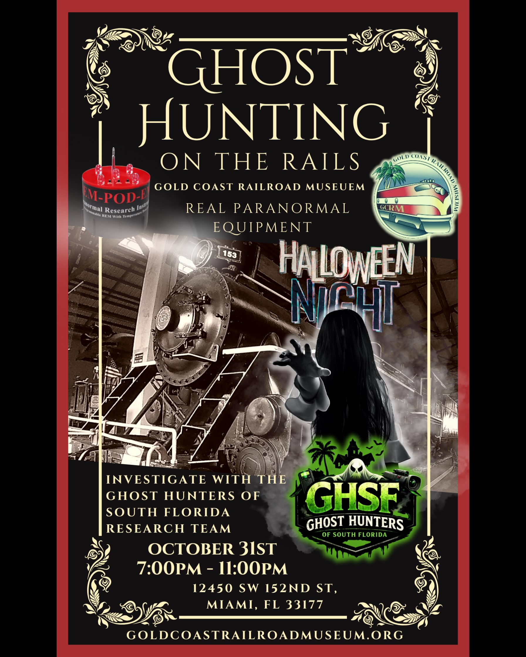 Ghost Hunting on the Rails – Halloween Night
