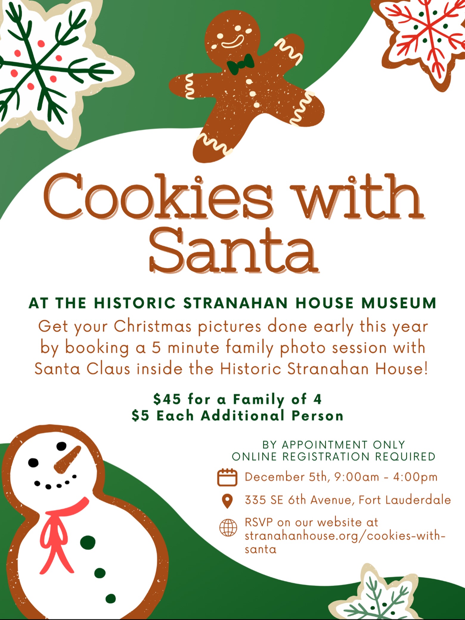 Cookies with Santa at the Historic Stranahan House Museum