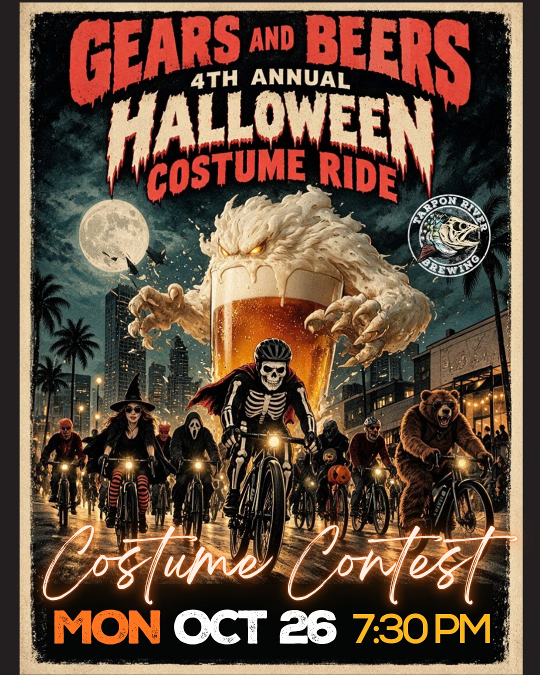 Gears and Beers 4th Annual Halloween Costume Ride